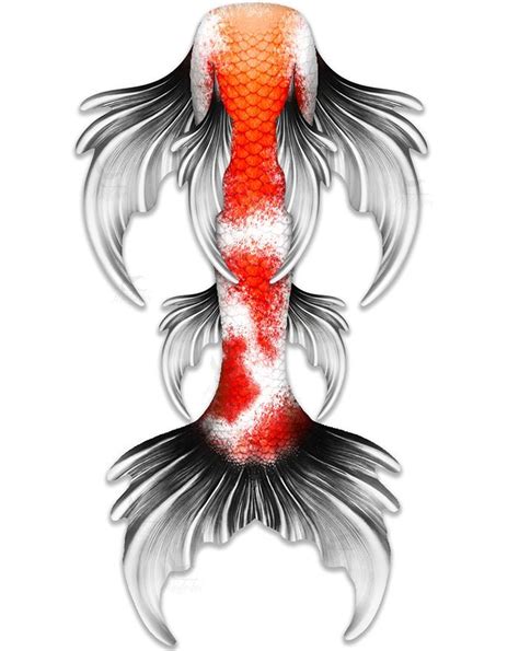 Sanke Butterfly Koi Whimsy Fantasea Mermaid Tail Butterfly Koi