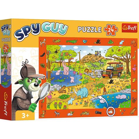 Trefl Puzzle Obserwacyjne Spy Guy Safari 24 El Trefl Sklep