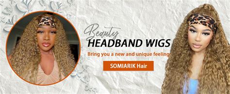 Amazon SOMIARIK Brown With Ash Blonde Wigs Headband Wigs For Black Women Natural Hairline