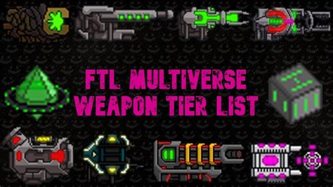 V Ftl Multiverse The Culmination Weapon Tier List Youtube