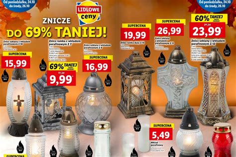 Nowa oferta zniczy na Wszystkich Świętych w Lidlu i Auchan