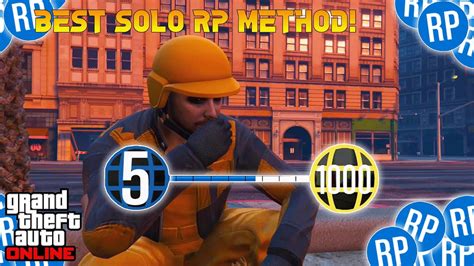 NEW NO REQUIREMENTS SOLO FASTEST WAY TO LEVEL UP IN GTA 5 ONLINE