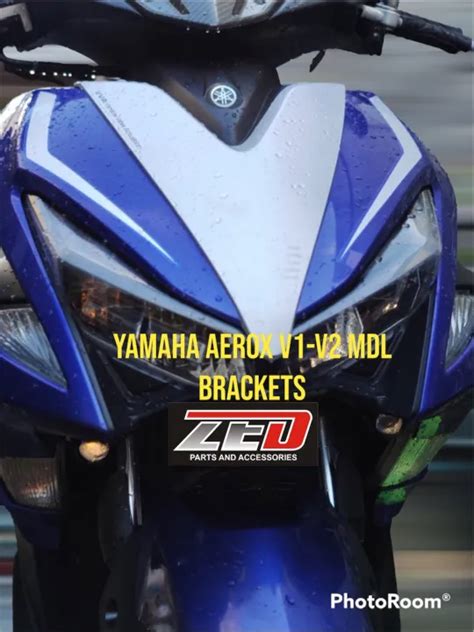 Yamaha Aerox V1 V2 MDL Stainless Steel Brackets 1 Set Lazada PH