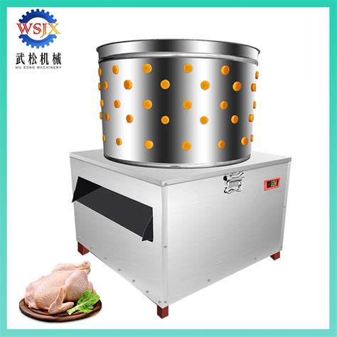 Automatic High Speed Poultry Feather Hair Remover Plucker Machine