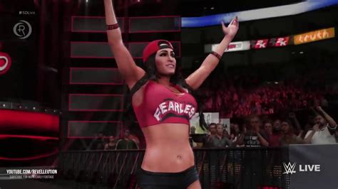 Wwe 2k18 Nikki Bella Entrance Youtube