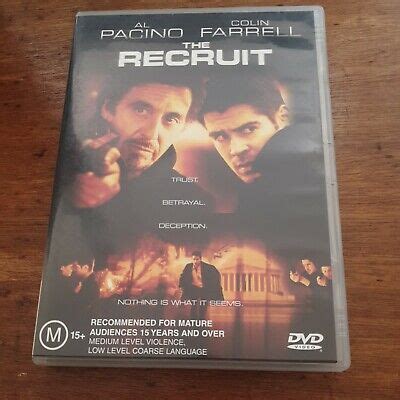 The Recruit DVD R4 Like New FREE POST Al Pacino Colin Farrell Bridget