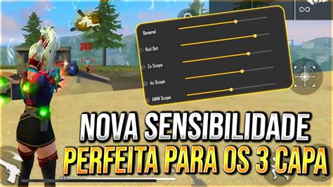 Nova Melhor Dpi E Sensibilidade Para Subir Capa No Ff Youtube