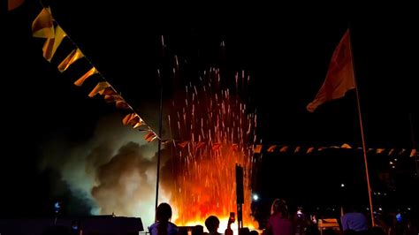 Sparata Di Mortaletti Quartiere Spiaggia Sagra Del Fuoco Recco