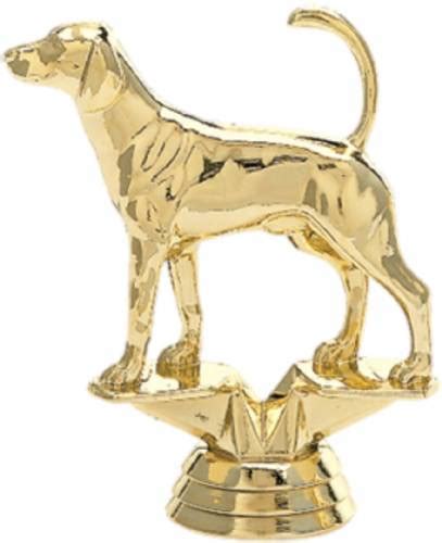 4 Fox Hound Trophy Figure Gold Animal Trophy Figures From Trophy Kits