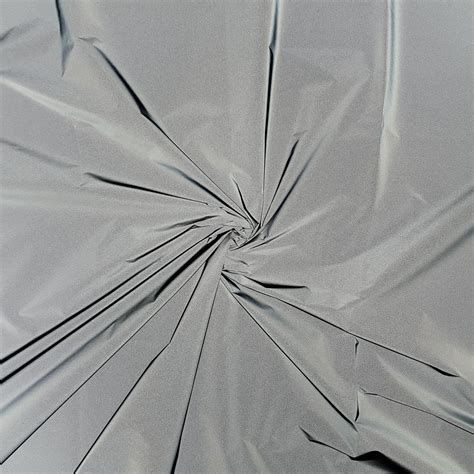 Silver Reflective Woven Fabric