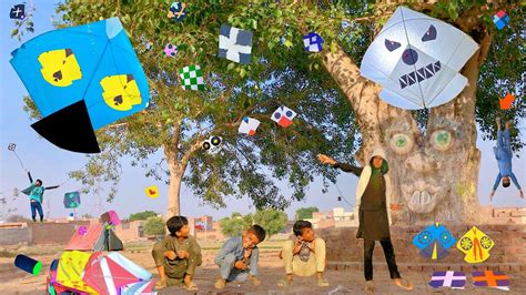 Big Video Kite Flying Kite Challenge Patang Bazz Ghost Youtube