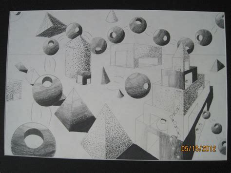 Intro To Art : 1 point perspective examples