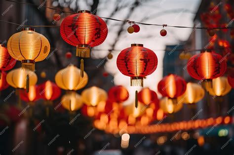 Premium AI Image | Chinese lanterns