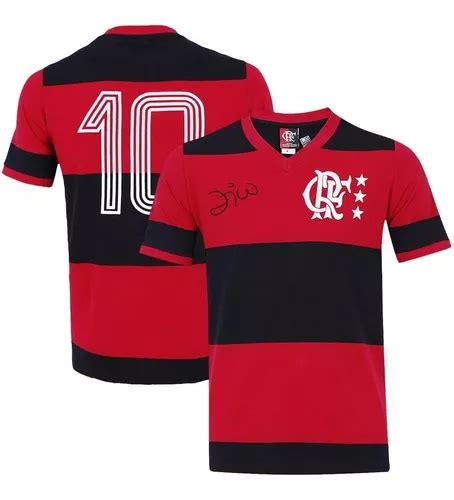 Camisa Braziline Retro Flamengo Zico Lib 81 Original Parcelamento Sem