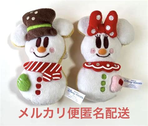 ディズニー 雪だるま ぬいぐるみバッチ ミッキー ミニー メルカリ