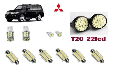 Kit Lampadas Led Smd Pingo Teto Placa Re Pajero Full Parcelamento