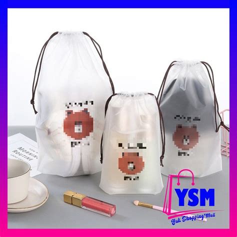 Jual YSMTravel Pouch Organizer Anti Air Karakter Tas Serut Make Up