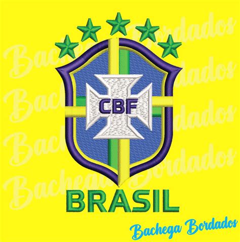 Matriz Bordado Escudo Cbf Oficial Elo Produtos Especiais