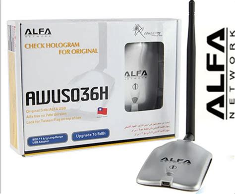 ALFA AWUS036H 1000MW WIFI Wireless USB Network Adapter 5DB Antenna Wifi