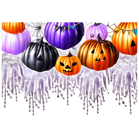 Halloween Party Decor Design Clip Art · Creative Fabrica