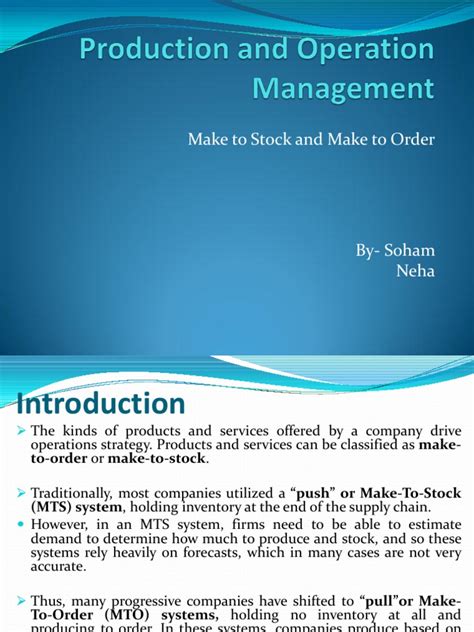 Production and Operation Management | PDF | Operations Management ...