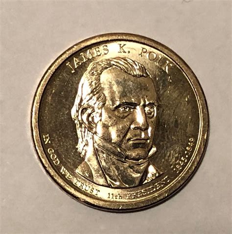 2009 James Polk Presidential Dollar Coin - Etsy