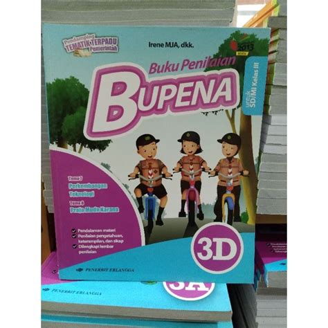 Jual Buku Penilaian BUPENA SD Kelas 3A 3B 3C 3D Kurikulum 2013 Revisi