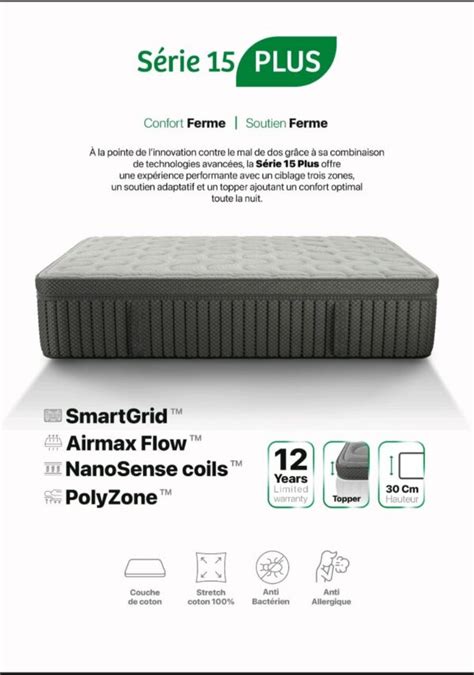 Dorsopedic Genius Serie Plus Simmons Plis Ameublement