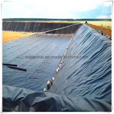 HDPE 2 0mm Smooth Waterproofing Geomembrane For Landfill Project