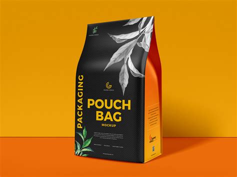 Free Packaging Pouch Mockup Design Mockup Planet