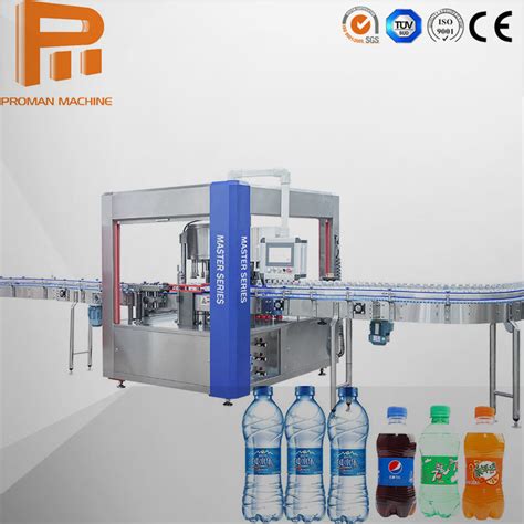 Fully Automatic Roll Feed Bottled Water Label Sticker Hot Melt Glue Labeling Machine Opp