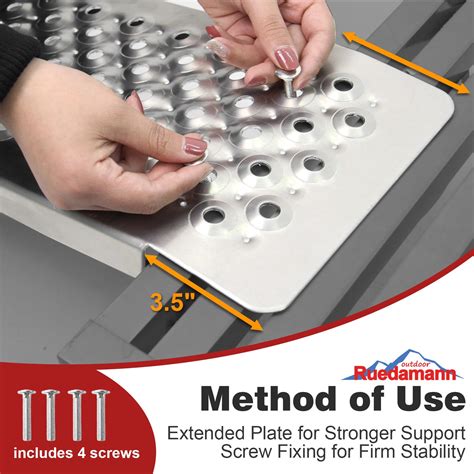 Snapklik.com : 2PCS 4FT Aluminum Shed Ramps, 880 Lbs Capacity, 9 Wide