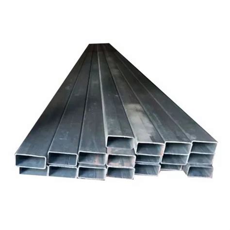 Polished Galvanized Iron Rectangular Pipe For Construction Thickness