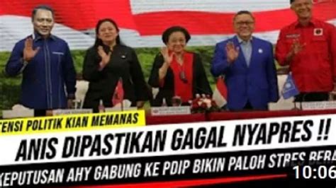 Cek Fakta AHY Gabung PDIP Anies Baswedan Gagal Nyapres