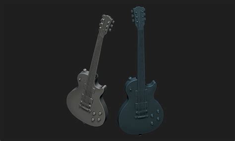 Les Paul Guitar 3D Model - TurboSquid 2139704