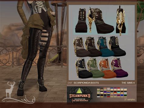 The Sims Resource Steampunked Scorpionida Boots