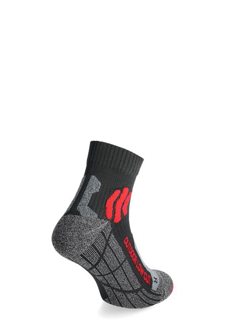 Skarpety Trekkingowe X Socks Trek Outdoor Low Cut Anthracite Red