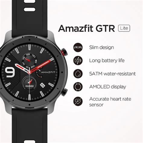 RELOJ SMARTWATCH AMAZFIT GTR LITE 47MM A1922 – ComFranklin