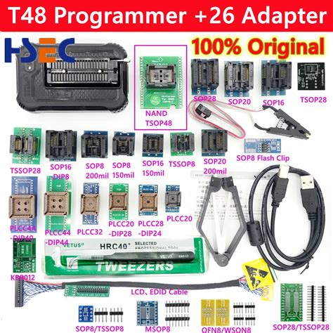 XGecu Nouveau Programmateur T48 TL866 3G TL866ii Plus Pour SPI Nor NAND