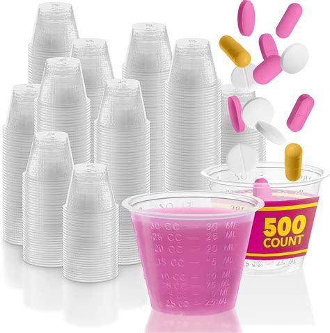 Amazon Stock Your Home 1 Oz Disposable Medicine Cups 500 Count