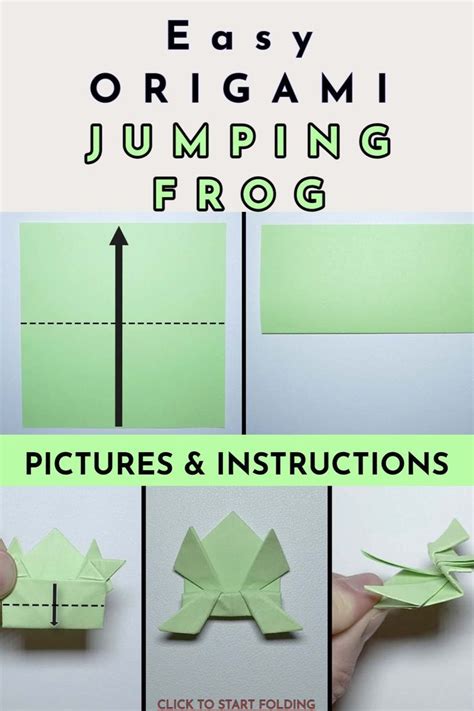 How To Make A Easy Origami Jumping Frog Artofit