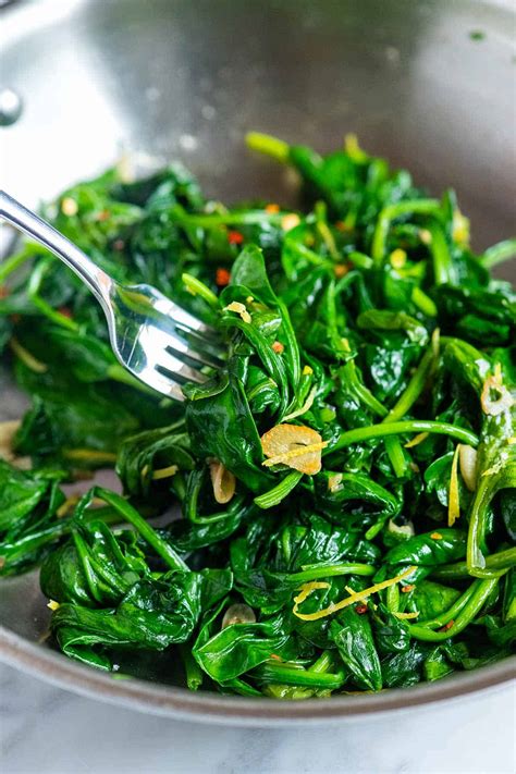 Perfect Sauteed Spinach Recipe