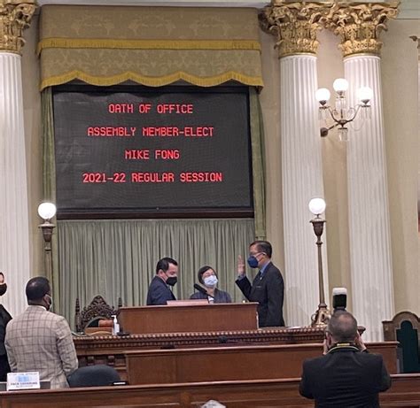 Mike Fong Sworn In As Assemblymember For The 49th District Une News