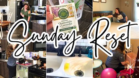 NEW SUNDAY RESET MOBILE HOME CLEAN WITH ME HOMEMAKING WHOLE HOUSE