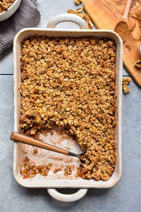 Vegan Apple Crumble Recipe Shane Simple