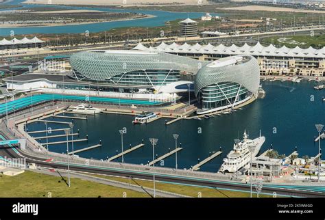 Aerial View Of Abu Dhabi UAE Stock Photo - Alamy