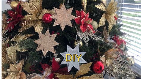 COMO HACER LINDAS ESTRELLAS PARA DECORAR EL ARBO DE NAVIDAD DIY FACIL