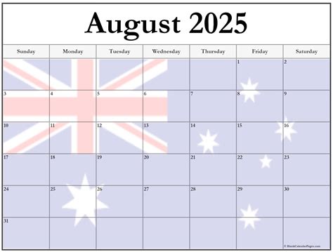 Collection Of August 2025 Photo Calendars With Image Filters