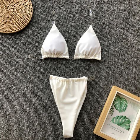 Sexy Micro Bikinis Mujer Dreieck Bikini Set Brasilianischer