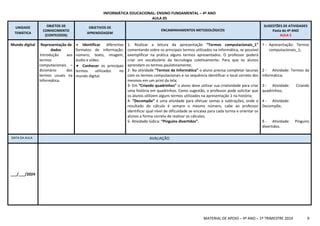 Material De Apoio Ano Trimestre Pdf